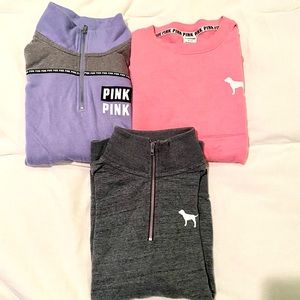 Bundle of VS Pink Sweatshirts